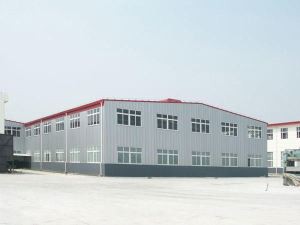 ورشة الهياكل الفولاذية الصناعية